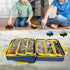 1:64 34 CURMIO Carrying Case Compatible with Monster Jam Trucks, Portable Scale Monster Truck Bag Holding Toy Cars