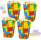 12 PCS Building Block Popcorn Boxes, Party Supplies and Favor Boxes for Birthday Decorations