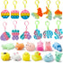 24 JOYIN PCS Prefilled Easter Eggs with Assorted ToysFilled with Mochi Squishy Toys and Pop Bubble Fidget