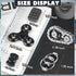 5 Pcs Fidget Toys Adults & Teen Metal Fidgets Spinner for Teens Boys Magnetic Slider Cool Gadgets Office Desk Toy