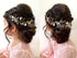 SWEETV Gold Flower Girl Headband for Wedding, Baby Girl Pearl Hair Piece, Birthday Party Photography