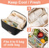 Pack, 6 Breastmilk Cooler Travel Bag with Ice Portable Insulated Breast Milk Cooler Bag Fits Bags of Breastmilk