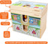 Toys 12 (18 Pcs) Wooden Engines & Train Cars Collection with Animals, Farm Safari Zoo Compatible with Thomas