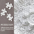 Mandala Flower Papercut Floral Jigsaw Puzzle for Adults, 1000 Pieces Difficult Challenging Art The Lotus Flower