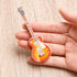 4 Pcs Miniature Guitar, Miniature Bass Model 1:12 for Mini Music Room Home Decoration