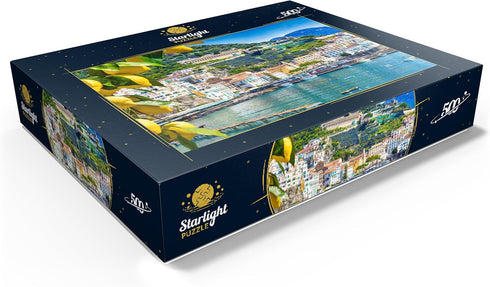 500 MyPuzzle Panoramic View of Beautiful Amalfi On Hills Leading Down to The Coast, Campania, Italy - Premium Piece