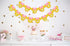 Pink and Gold Glitter Happy Birthday Banner, Minnie Themed Party Supplies Decoration for Girls