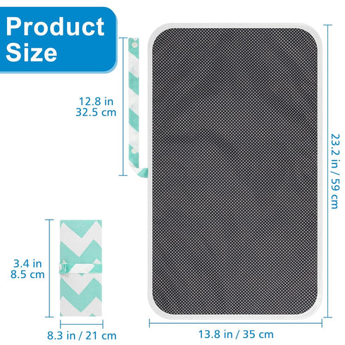 Accmor Portable Diaper Changing Pad, Waterproof Foldable Baby Changing Mat for Travel, Baby Essentials Shower Registry