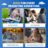 VZ Fans 3 Baby Safe Portable Fan, Battery Operated Fan, Stroller Fan, Handheld Fan, Rechargeable USB-C, Speeds, Mini