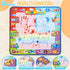 KIZZYEA Water Doodle Mat for Kids - Large Coloring Painting Writing Mat - Educational Toys for 2-5 Years Old Boys Girls