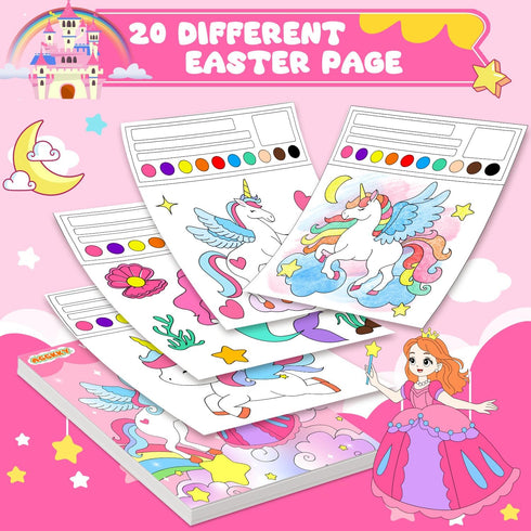 Sets 3+ AGGKKY Paint with Water Coloring Books for Kids Toddlers Mess Free Watercolor Painting Arts and Crafts for Kids