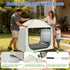 Home(52.4 Inch) Inflatable Toddler Travel Bed with Tent Portable Toddler Bed with Hand Pump-Toddler Blow Up Mattress