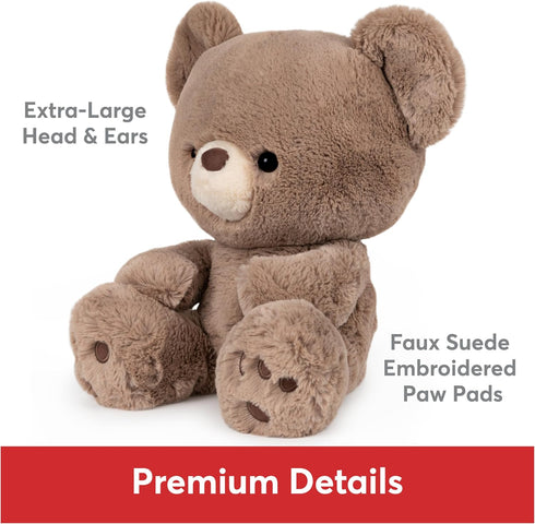 GUND Kai Teddy Bear, Premium Plush Stuffed Animal for Ages 1 & Up, Taupe/Light Brown, 12"