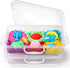 sikmcle 2 Pcs Sand Tray Sensory Bin with Lid and Handle, Portable Sensory