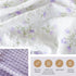 Baby Blankets for Unisex Boys Girls, Super Soft Minky Blankets with Breathable Muslin Cotton Front, Floral Printed
