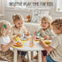3-5, 3 4 5 6 Toyssa Wooden Play Kitchen Accessories Montessori Toys for Toddlers Play Dishes for Kids Kitchen