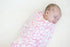 Marquisette 46x46 inches SwaddleDesigns Large Receiving Swaddle Blankets for Baby Boys/Girls, Soft Premium Cotton