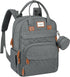 LANDICI Diaper Bag Backpack, Multifunction Baby Diaper Bags with Changing Pad, Stroller