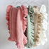 Knit Baby Blanket - 30"x40" Soft Receiving Swaddle Blanket for Newborn Girl and Boy (Khaki)