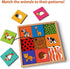 Skillmatics Animal Pattern Puzzle Set, Educational Wooden Toy for Toddlers, Matching Game for Ages 18 Months+