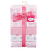 4-Pack, Luvable Friends Unisex Baby Cotton Flannel Receiving Blankets, Pink Dots One Size