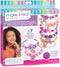 Make It Real DIY Fashion Beaded Bangle Bracelets, Create 7 Bracelets, 71pcs All-in-1 Jewelry Kit for Girls Ages 8+