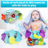 Multifunctional Luminous Plush Elephant Baby Music Toy, 12 Songs and Nature Sounds, Teething Toy for Car Seats and Cribs