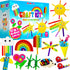 MHMYDIS First Craft Kit for Kids - 12 in 1 No Mess