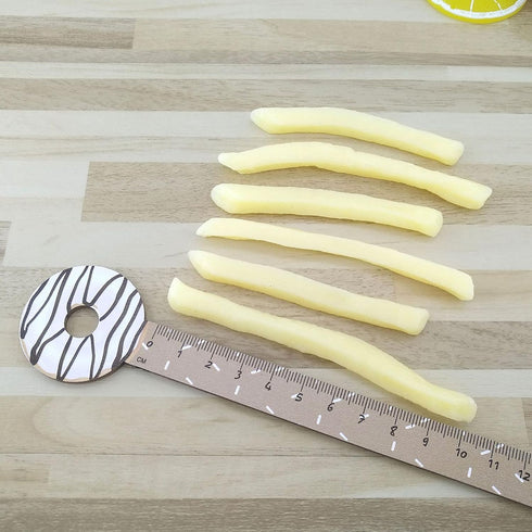 Dong Huang 15pcs Fake French Fries, Realistic Fake Fast Food, Simulation Artificial Fake Cooking Play Food Model