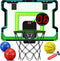 OKKIDY Mini Indoor Basketball Hoop, Light-Up Basketball Hoop with Electronic LED Scoreboard, Small Outdoor Game Toys