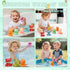 6-12 9 Baby Bath Toys for Babies Months | Sealed, No Hole & Mold Free Bath Toys for Toddlers | Soft & Safe Floating