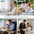 Set 7 in1 Baby Bottle Brush - Travel Bottle Cleaner Kit with Silicone Brush, Nipple Brush, Straw Brush, Bottle Drying