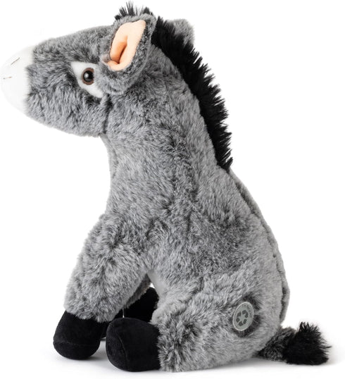12 Inches The Petting Zoo Donkey Stuffed Animal Plushie, Gifts for Kids, Wild Onez Farm Animals, Donkey Plush Toy