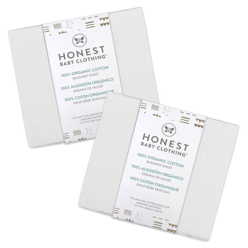 Set 2 of Bassinet Sheets - Soft and Comfortable Bedding for Your Baby