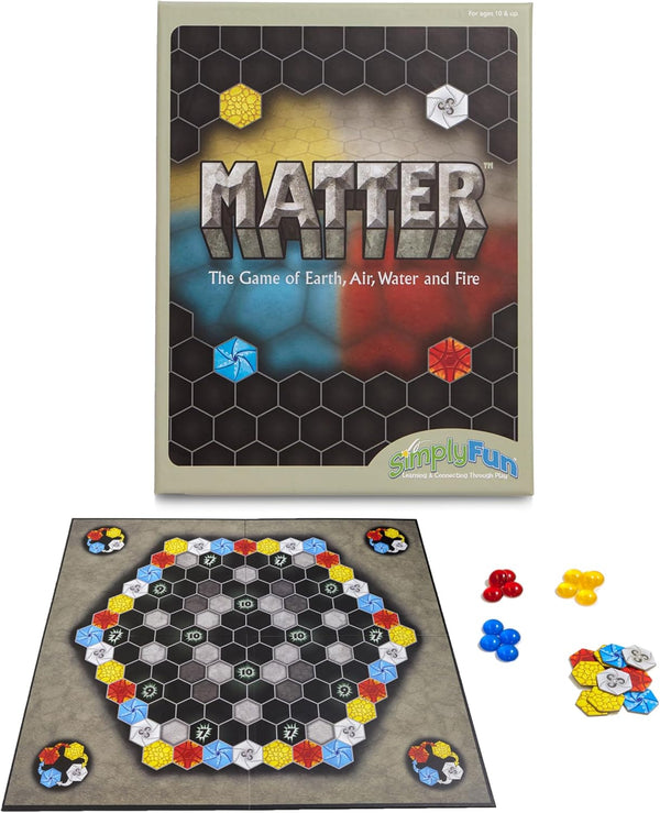 SimplyFun Matter Board Game Area Control Strategy Game for Teens and Adults