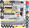 844Pcs Technical Parts Set - Pins-Gears-Axles Compatible with Main Brands, Latest Differentials for Tank Track Car