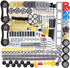 844Pcs Technical Parts Set - Pins-Gears-Axles Compatible with Main Brands, Latest Differentials for Tank Track Car
