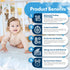 GML 0.4 27.5x47 Bunny Cooling Crib Mattress Pad Waterproof, Breathable Baby Mattress Protector for Toddler Bed