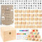 Draupnir 153 Pcs Fun Baby Shower Games Sign Kit Babies Coloring Blocks