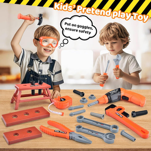 Set 3 4 5 3 4 5 Kids Tool Toddlers Tool Kit Kids Toddlers Tool Belt Year Old Construction Tools Toys for Boys Birthday