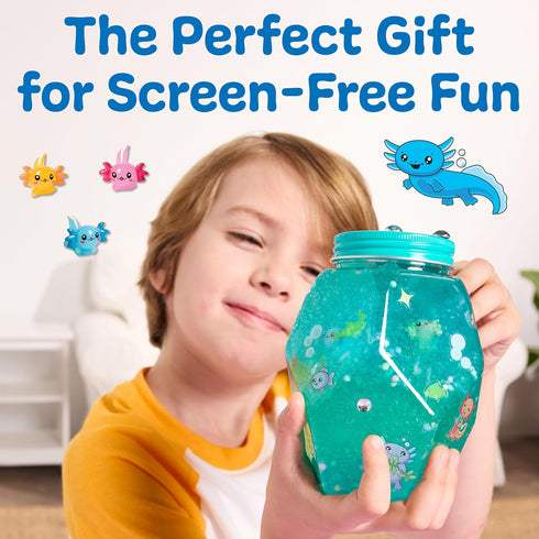 6+) Creativity for Kids Glowing Axolotl Aquarium - Axolotl Crafts and Toys for Girls and Boys, STEM Science Kits