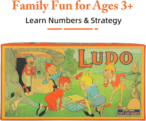 Set 16 2 Foldable Ludo Board Game | Portable Travel-Friendly Family Board Game | Includes Color Tokens, Dice |