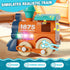 Set MORECOLL Electric Train for Toddlers & Kids w/Music, Lights & Tracks - First Choo Choo Train, Magnetic Connection