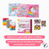 Little Jupiter DIY Pom Pom Art - Makes 3 Art Pieces, Crafts for Kids Age 3-5, Set 2 Unicorn, Rainbow, Cat