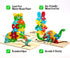Montessori Mama Wooden Toddler Puzzles - 4-Pack Learning Toys for Kids Ages 2-4