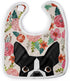 Premium Baby Bibs for Babies featuring Boston Terrier Dog