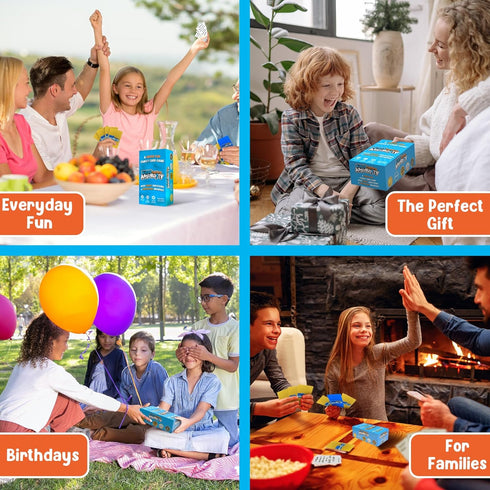 Kids Create Absurdity Fun Card Game for Kids - Fill in The Blank Game for Boys-Girls Ages 6-12, Perfect for Family