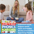Phonics Flash Cards - Learn to Read in 20 Stages - Digraphs CVC Blends Long Vowel Sounds for Kids Ages 4-8 Educational