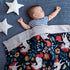 Soft Plush Hooded Baby Blankets for Boys and Girls, Double Layer Dotted Backing, Minky Unisex Toddler Blanket