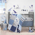 Bedtime Originals 3 Set, 44x1x35 Inch Roar Dinosaur Piece Crib Bedding Blue/Gray